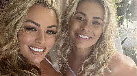 Mandy Rose & Paige VanZant Wear Next To Nothing As They。